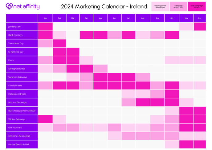 2024 Marketing Calendar - Ireland