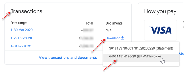 Where can I find a tax invoice as was available prior to October? - Google  Ads Community